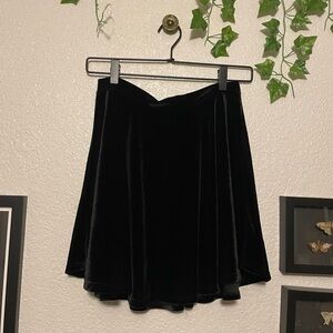 Vintage Velvet Mini Skirt